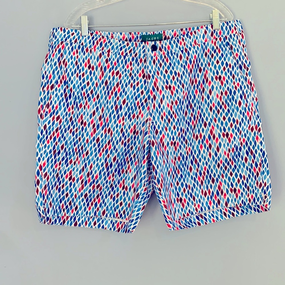 Men’s swim trunks Size Large Jachs New York Swim Lined Pockets Drawstring
